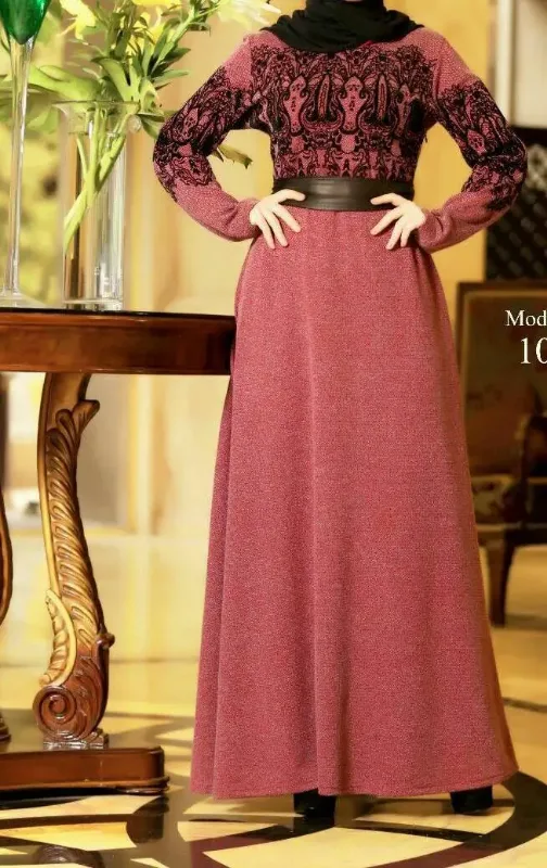 Picture of Radhe Designer Multicolor Georgette Kaftan Dress for Women - F11445