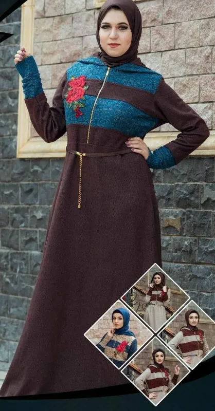 Picture of Radhe Designer Multicolor Georgette Kaftan Dress for Women - F11511