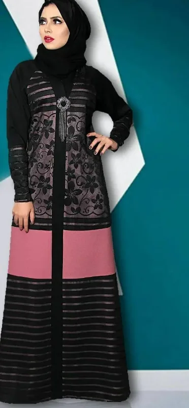 Picture of Radhe Designer Pink Cotton Kaftan Dress for Women - F11522