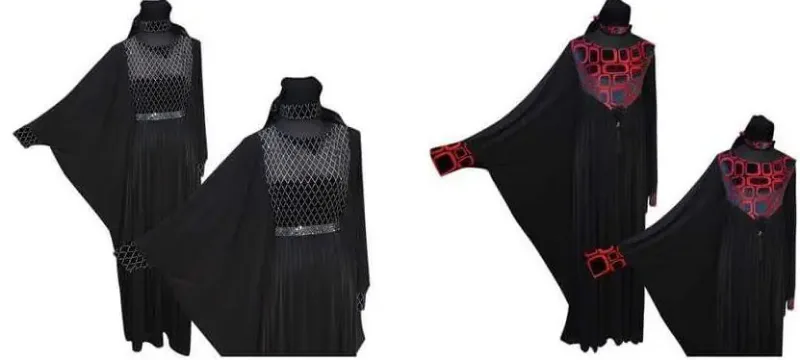 Picture of Radhe Designer Black Cotton Kaftan Dress for Women - F11540