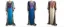 Picture of Multi Color Georgette Kaftan Dress for Women - Look 13313
