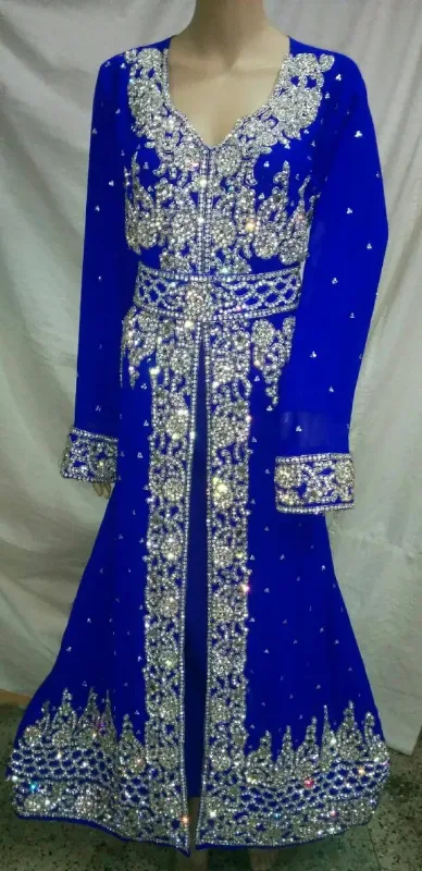 Picture of Pink Cotton Kaftan Dress for Women - Look 13344