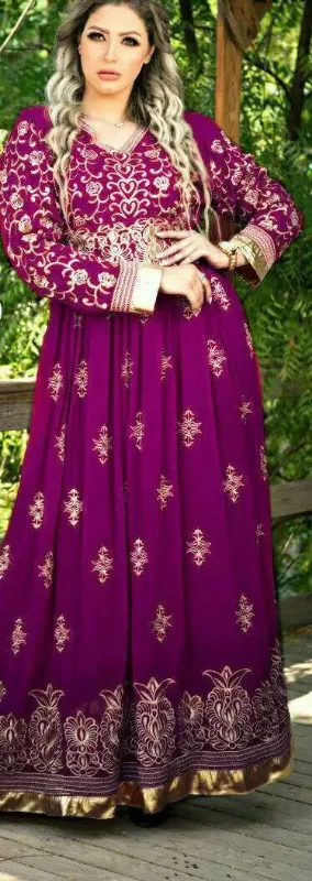 Picture of Radhe Designer Black Georgette Kaftan Dress for Women - F11228
