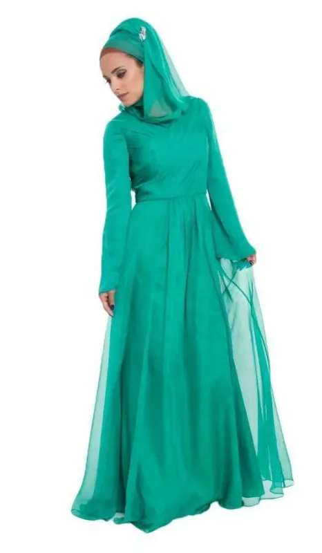 Picture of Radhe Designer Multicolor Georgette Kaftan Dress for Women - F7137