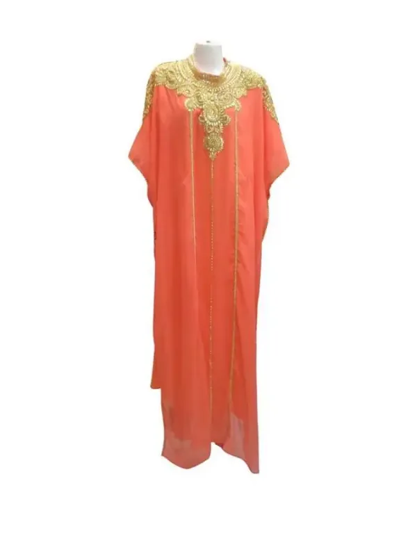 Picture of Radhe Designer Multicolor Georgette Kaftan Dress for Women - F7218
