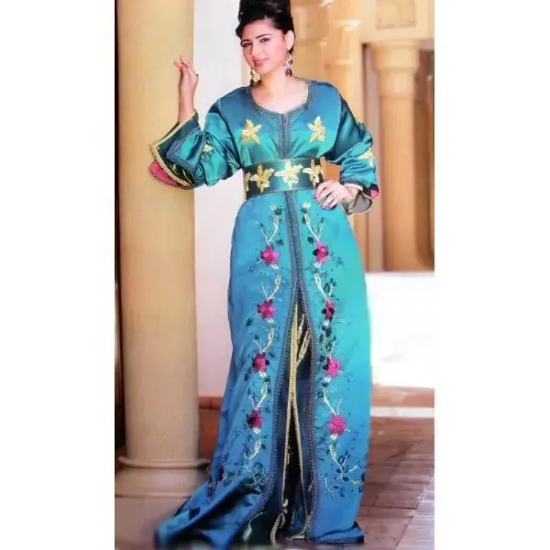 Picture of Radhe Designer Multicolor Georgette Kaftan Dress for Women - F7286