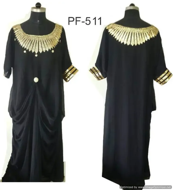 Picture of Radhe Designer Multicolor Georgette Kaftan Dress for Women - F7475