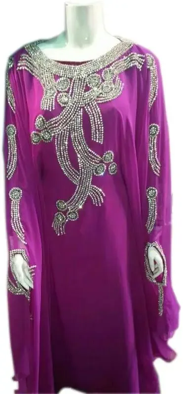 Picture of Radhe Designer Multicolor Georgette Kaftan Dress for Women - F7474
