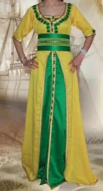 Picture of Radhe Designer Multicolor Georgette Kaftan Dress for Women - F7062