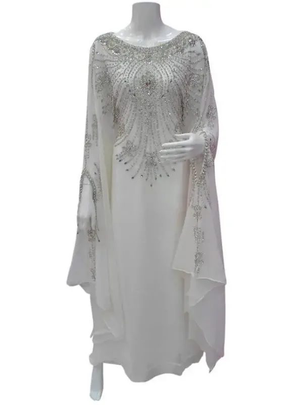 Picture of Multi Color Georgette Kaftan Dress for Women - Look 13391