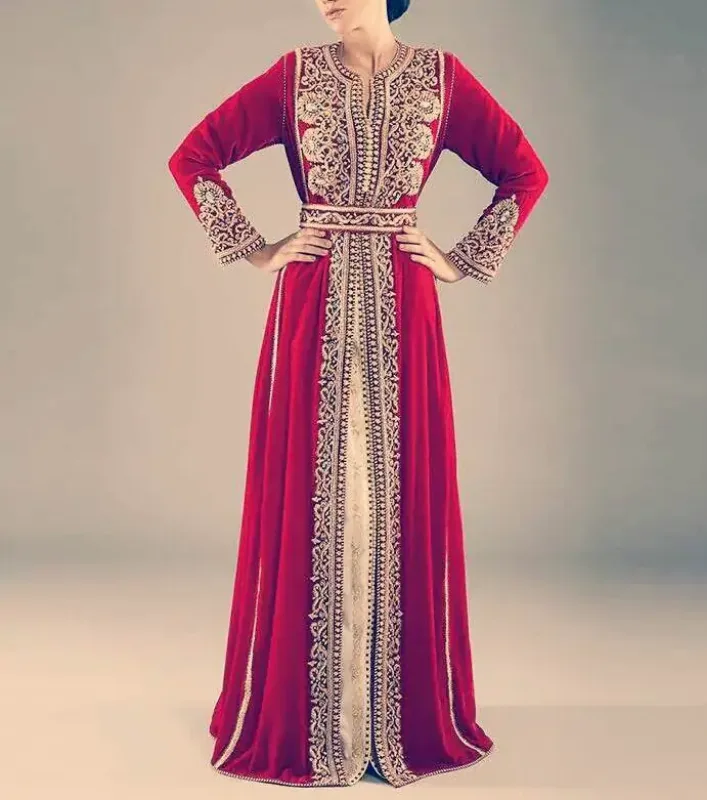 Picture of Multi Color Georgette Kaftan Dress for Women - Look 13398