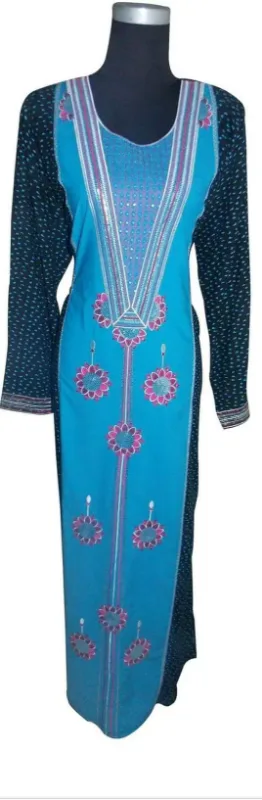 Picture of Radhe Designer Multicolor Georgette Kaftan Dress for Women - F11530
