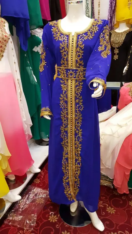 Picture of Radhe Designer Multicolor Georgette Kaftan Dress for Women - F10958