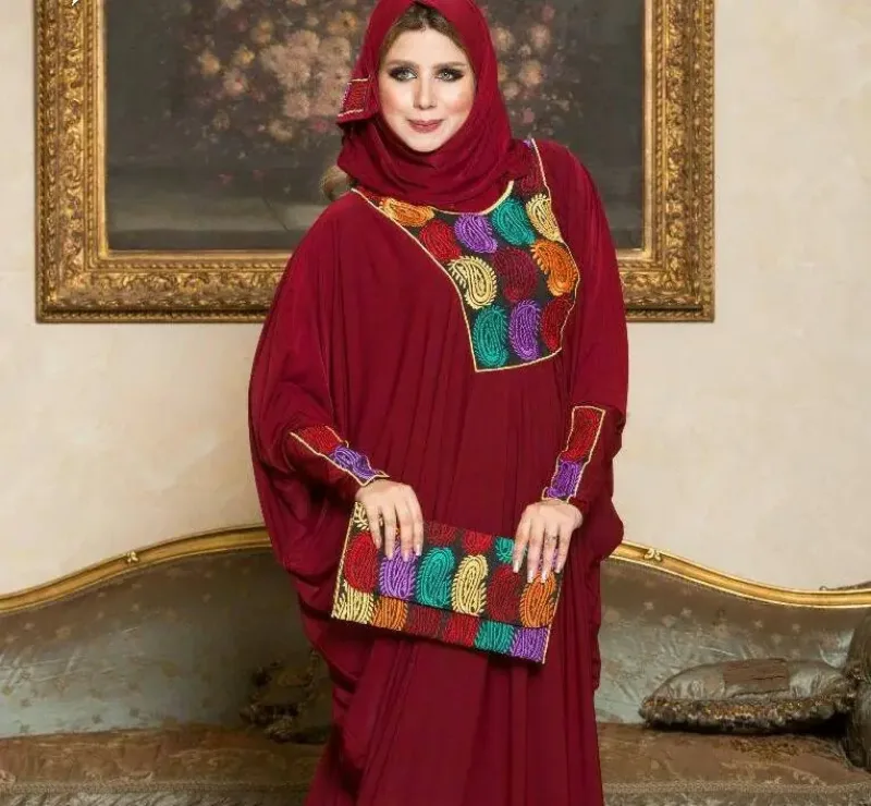 Picture of Radhe Designer Multicolor Georgette Kaftan Dress for Women - F11298
