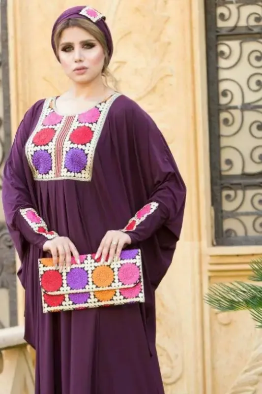 Picture of Radhe Designer Black Georgette Kaftan Dress for Women - F11296