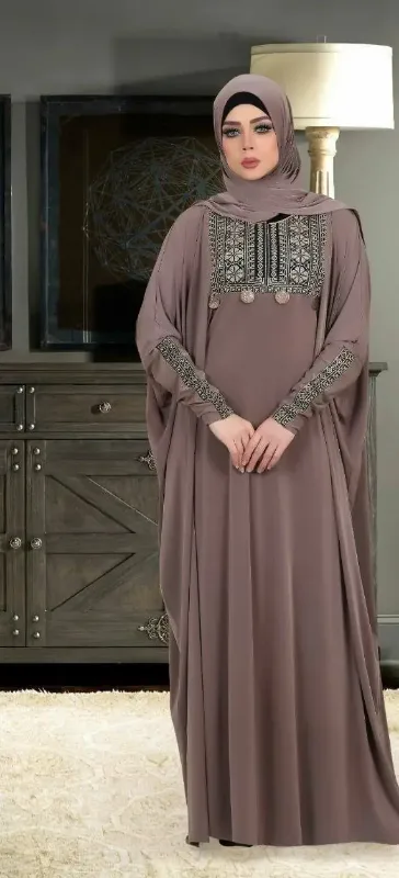 Picture of Radhe Designer Multicolor Georgette Kaftan Dress for Women - F11473