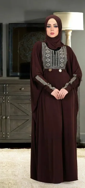 Picture of Radhe Designer Black Georgette Kaftan Dress for Women - F11472