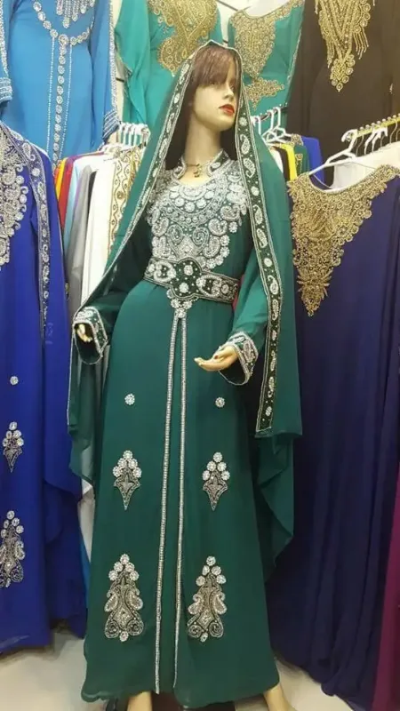 Picture of Radhe Designer Multicolor Georgette Kaftan Dress for Women - F11038