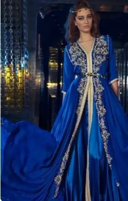 Picture of Radhe Designer Multicolor Georgette Kaftan Dress for Women - F10918