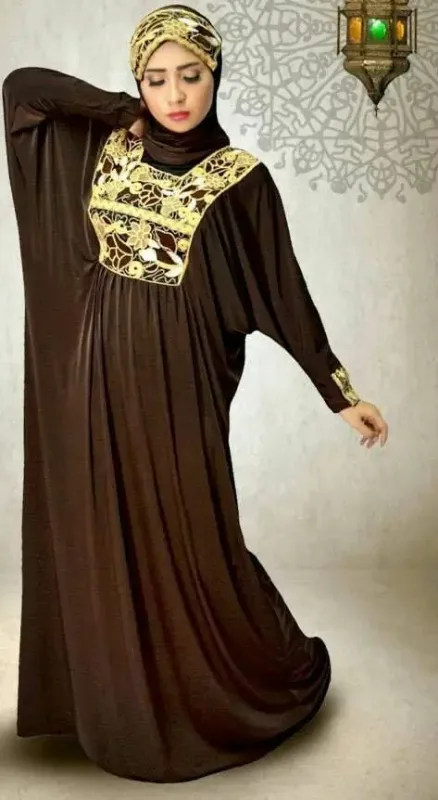 Picture of Radhe Designer Multicolor Georgette Kaftan Dress for Women - F11327