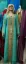 Picture of Multi Color Georgette Kaftan Dress for Women - Look 13471