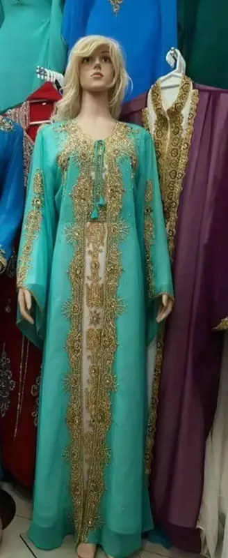 Picture of Radhe Designer Multicolor Georgette Kaftan Dress for Women - F11036