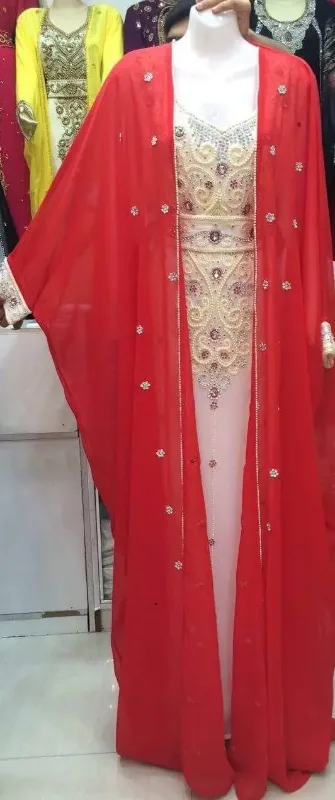 Picture of Radhe Designer Black Georgette Kaftan Dress for Women - F10758