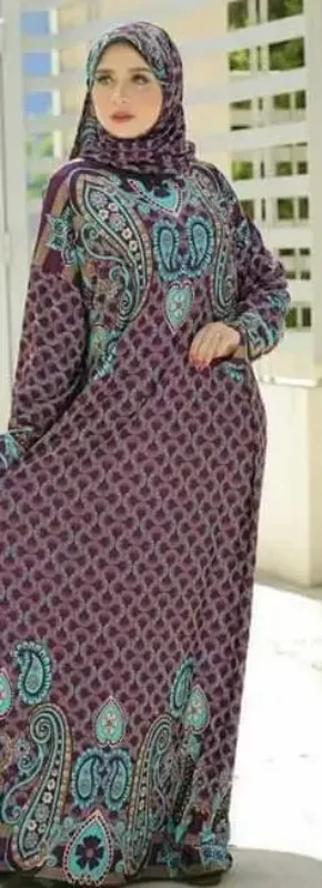 Picture of Radhe Designer Multicolor Georgette Kaftan Dress for Women - F11082