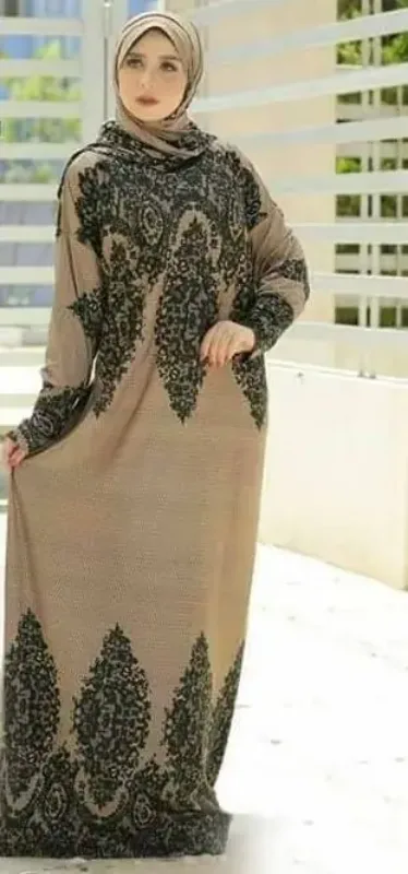 Picture of Radhe Designer Purple Georgette Kaftan Dress for Women - F11083