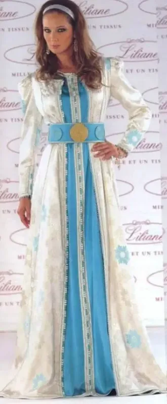 Picture of Radhe Designer Multicolor Georgette Kaftan Dress for Women - F620