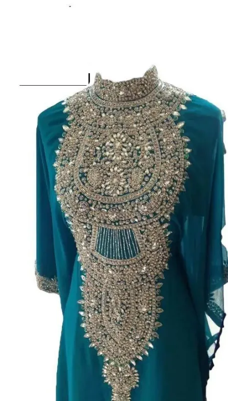 Picture of Radhe Designer Yellow Georgette Kaftan Dress for Women - F527