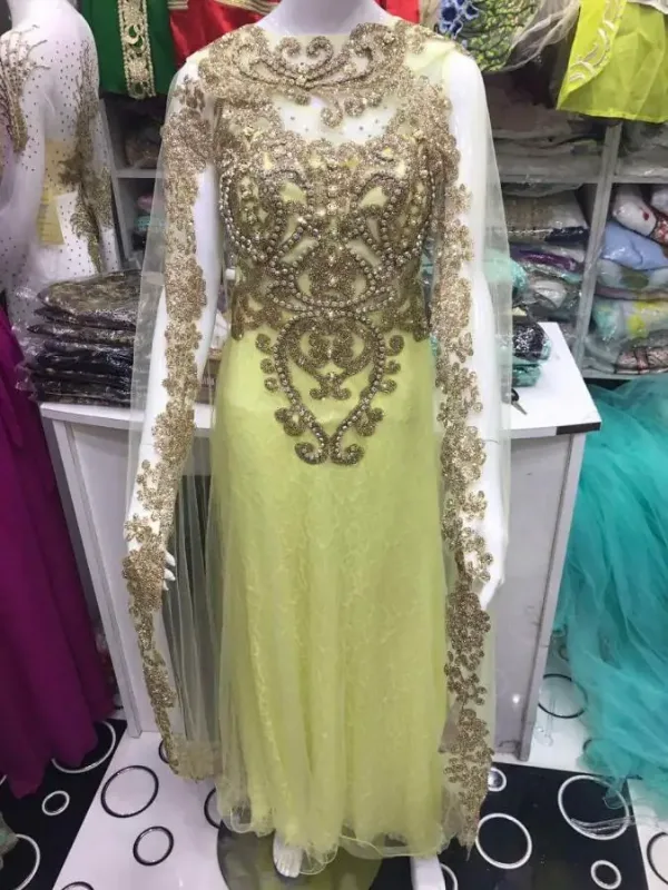 Picture of Radhe Designer Multicolor Georgette Kaftan Dress for Women - F870