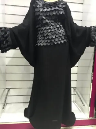 Picture of arabian georgete kaftan modest maxi gown fancy wedding 