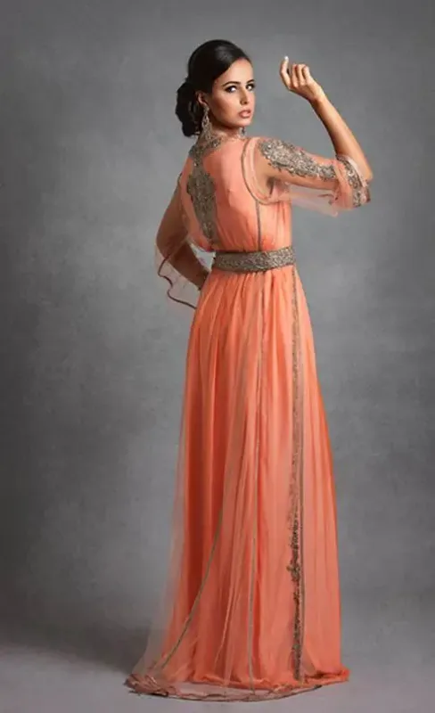 Picture of Radhe Designer Multicolor Georgette Kaftan Dress for Women - F765