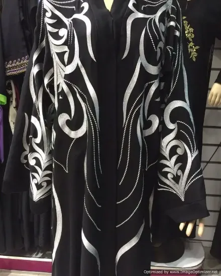 Picture of arabian khaleeji fancy maxi thobe kaftan dress for wome