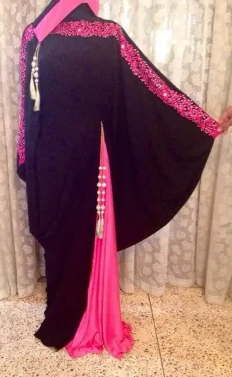 Picture of arabian moroccan fancy dubai kaftan abaya jalabiya jilb