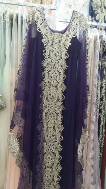 Picture of Radhe Designer Multicolor Georgette Kaftan Dress for Women - F159