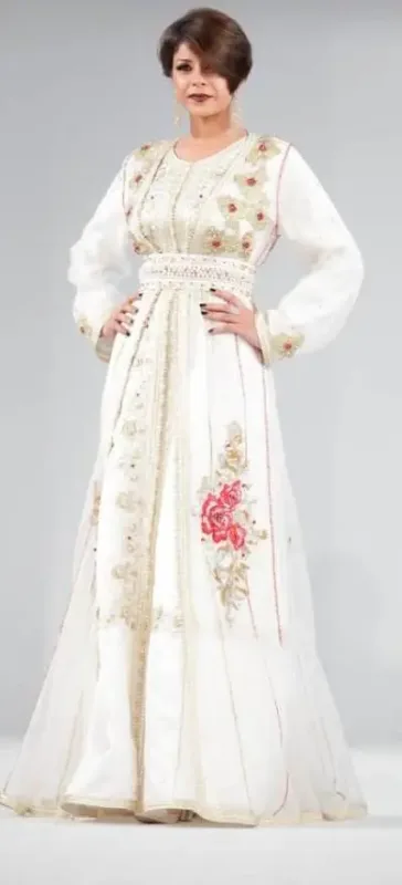 Picture of Radhe Designer Blue Georgette Kaftan Dress for Women - F744