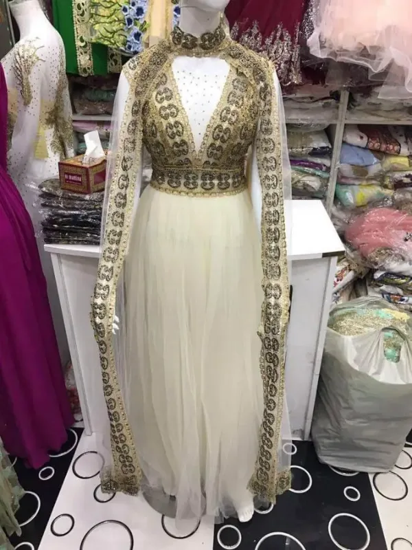 Picture of Radhe Designer Multicolor Georgette Kaftan Dress for Women - F869