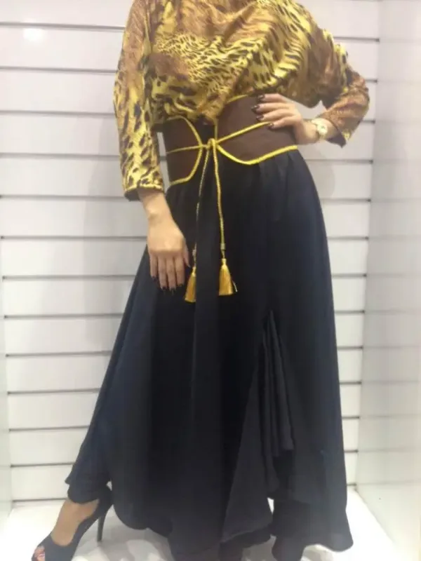 Picture of Radhe Designer Multicolor Georgette Kaftan Dress for Women - F1328