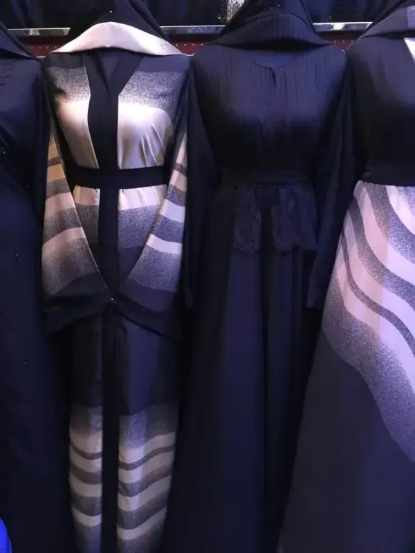 Picture of Radhe Designer Black Georgette Kaftan Dress for Women - F1134