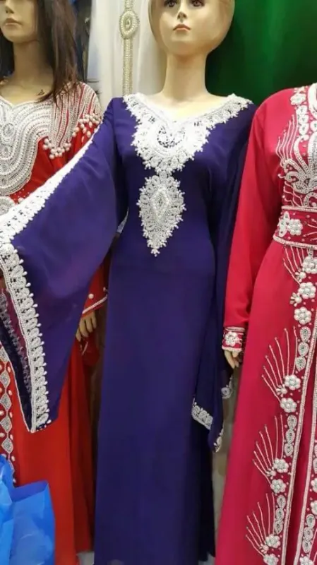 Picture of Radhe Designer Multicolor Georgette Kaftan Dress for Women - F1244