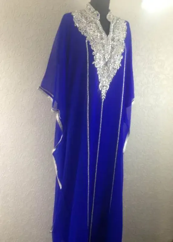 Picture of Radhe Designer Purple Cotton Kaftan Dress for Women - F660