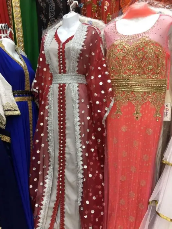Picture of Radhe Designer Multicolor Georgette Kaftan Dress for Women - F1106