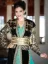 Picture of Black Silk Embroidered Kaftan Dress for Women - Look 13632