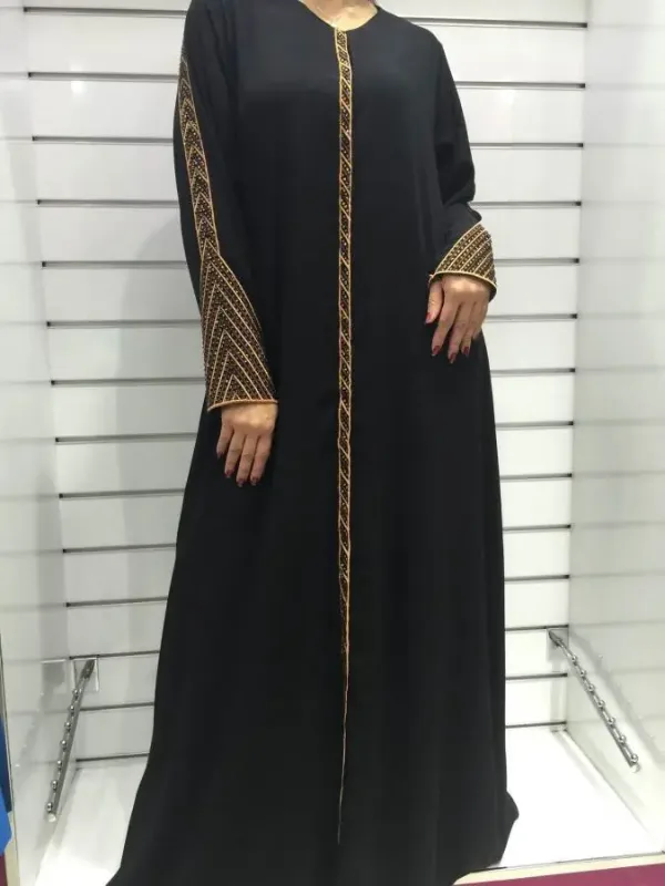 Picture of Radhe Designer Black Georgette Kaftan Dress for Women - F1321