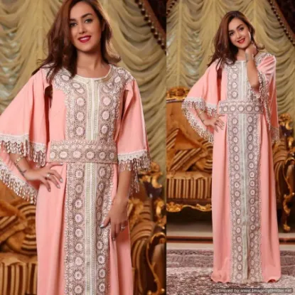 Picture of dubai caftan georgette farasha fancy arabian el,f995 ,f