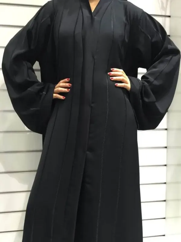 Picture of Radhe Designer Black Georgette Kaftan Dress for Women - F1315