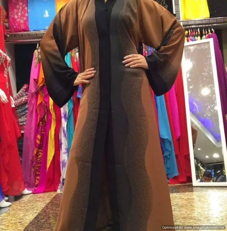 Picture of Radhe Designer Multicolor Georgette Kaftan Dress for Women - F1176