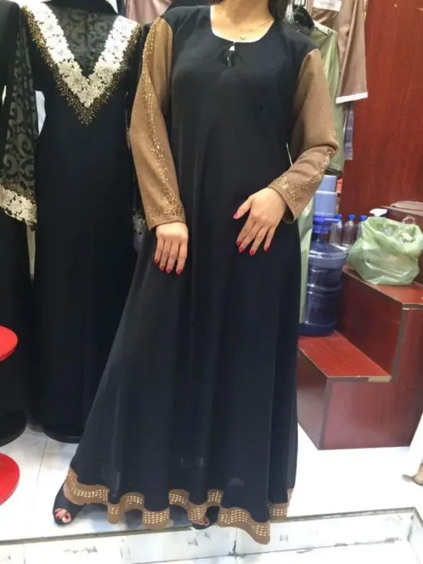 Picture of Radhe Designer Multicolor Georgette Kaftan Dress for Women - F1241